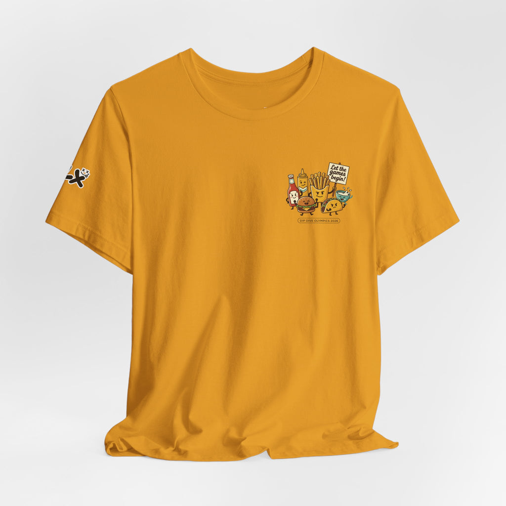 Let the dip begin | Unisex Jersey Short Sleeve Tee | Dip Dive Olympics 2026