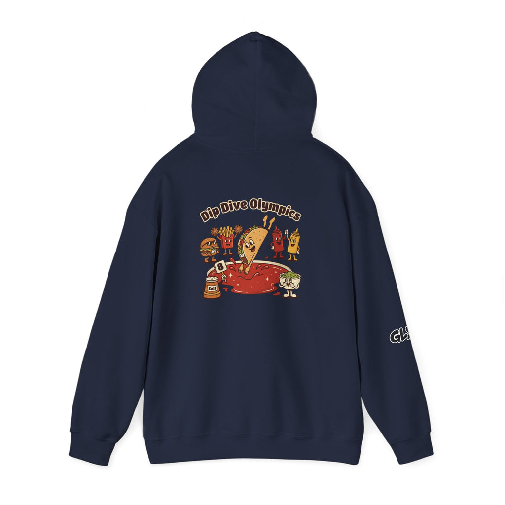 Tim The Taco | Unisex Hooded Sweatshirt | Dip Dive Olympics