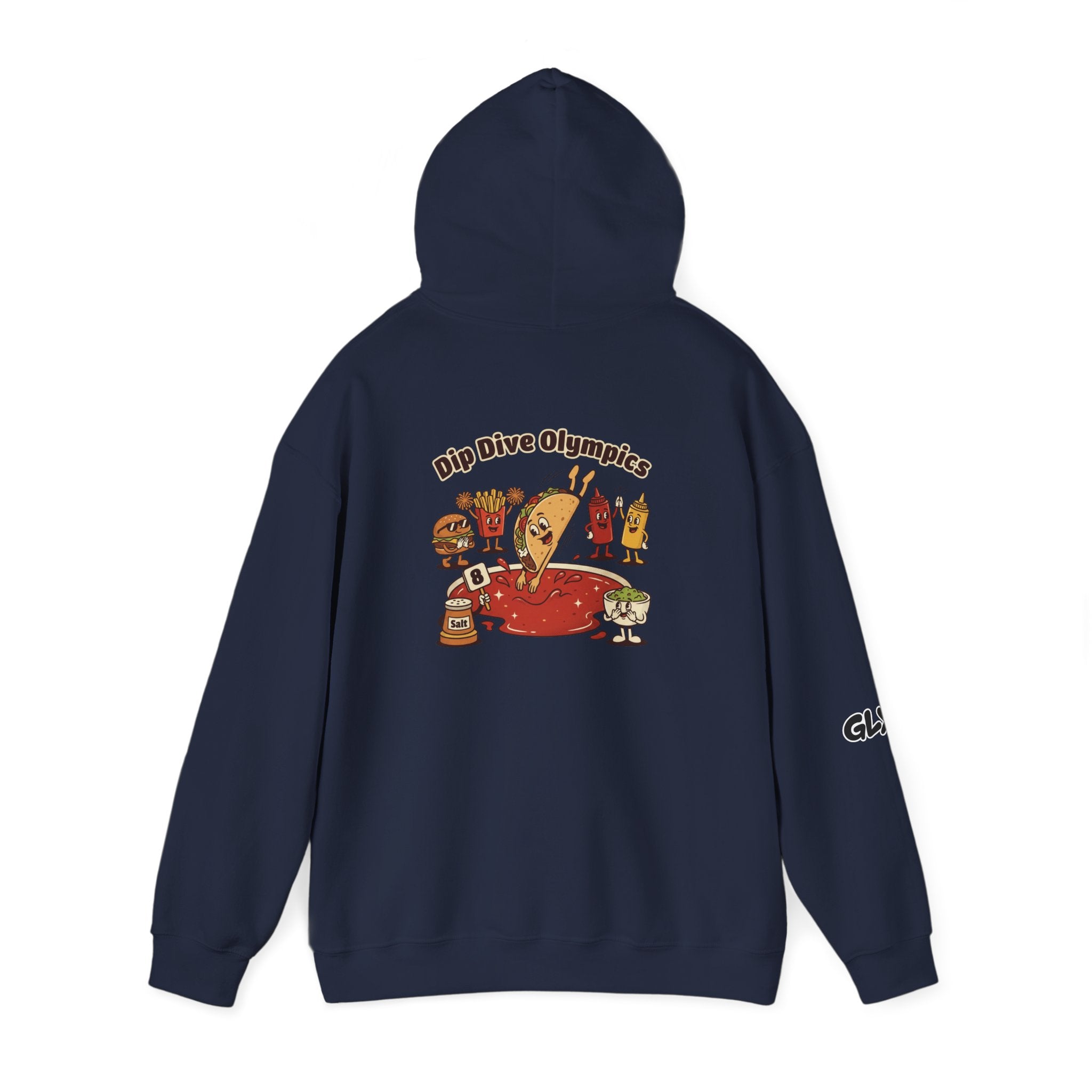 Tim The Taco | Unisex Hooded Sweatshirt | Dip Dive Olympics