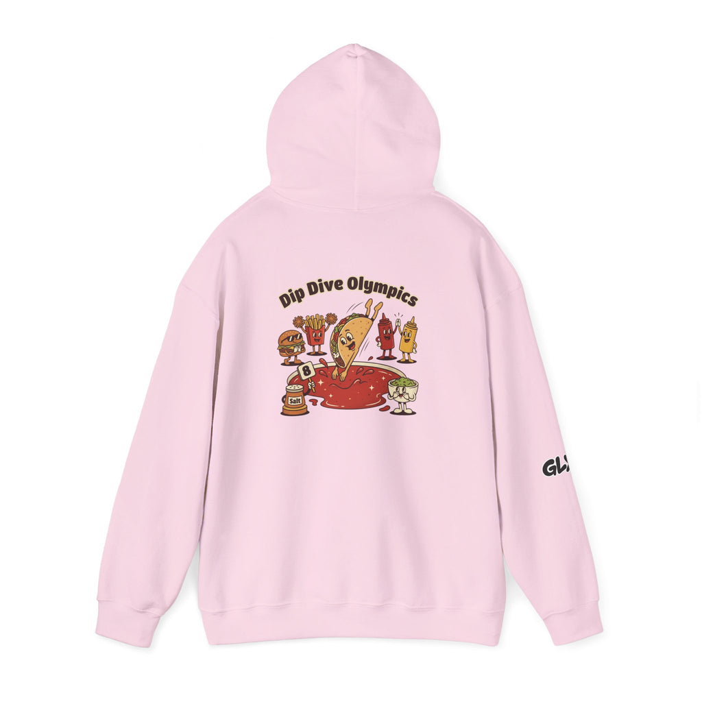 Tim The Taco | Unisex Hooded Sweatshirt | Dip Dive Olympics
