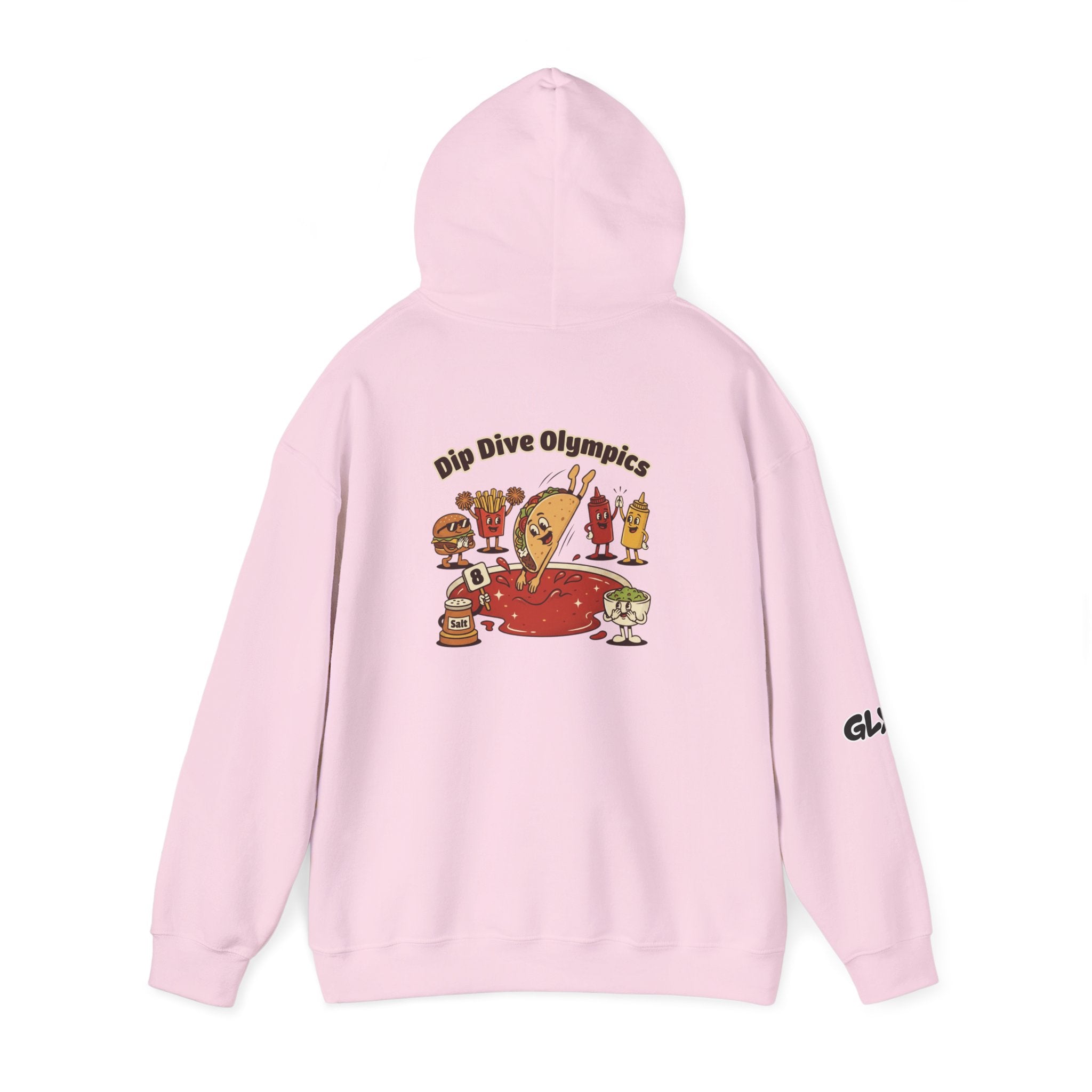 Tim The Taco | Unisex Hooded Sweatshirt | Dip Dive Olympics