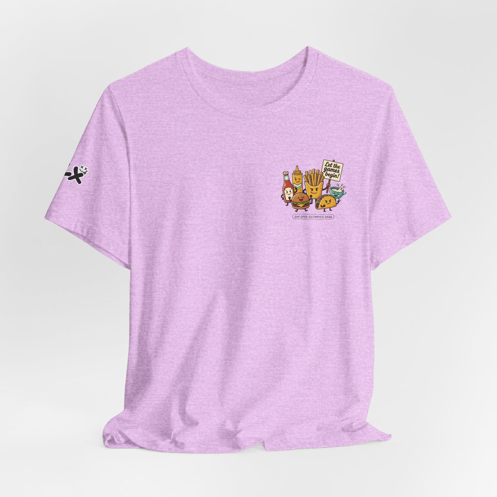 Let the dip begin | Unisex Jersey Short Sleeve Tee | Dip Dive Olympics 2026