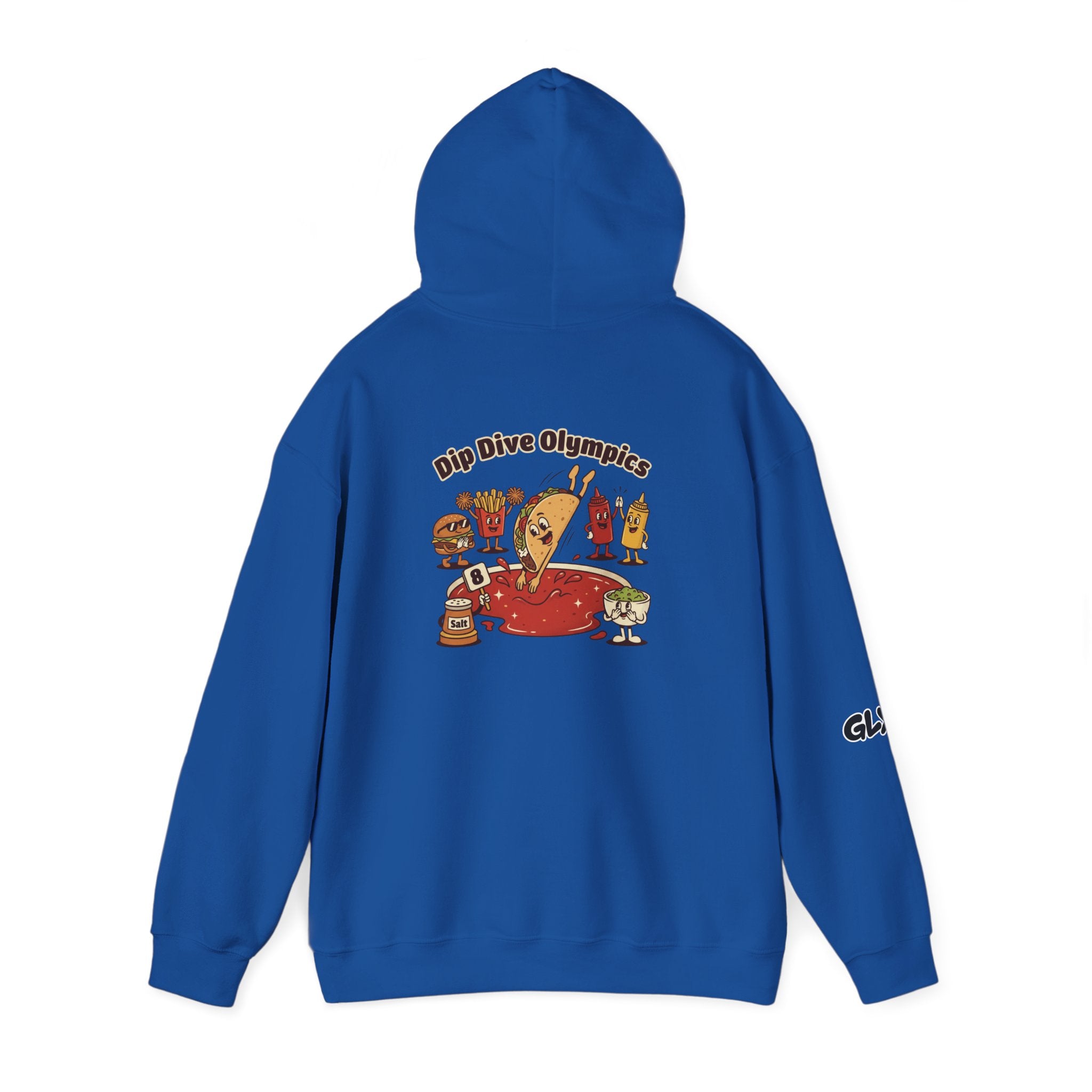 Tim The Taco | Unisex Hooded Sweatshirt | Dip Dive Olympics