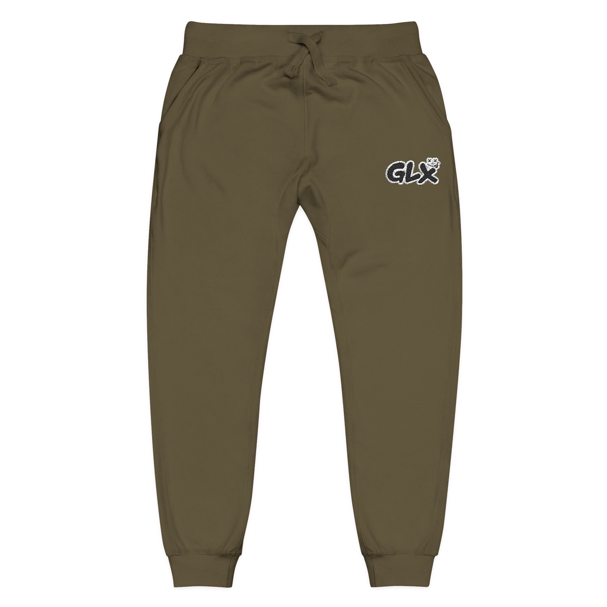 GLX Embroidered Unisex Fleece Sweatpants
