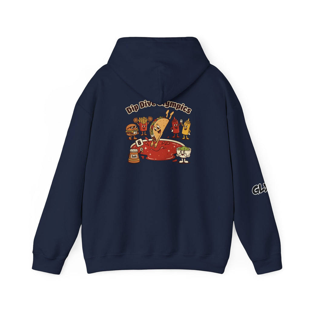 Tim The Taco | Unisex Hooded Sweatshirt | Dip Dive Olympics