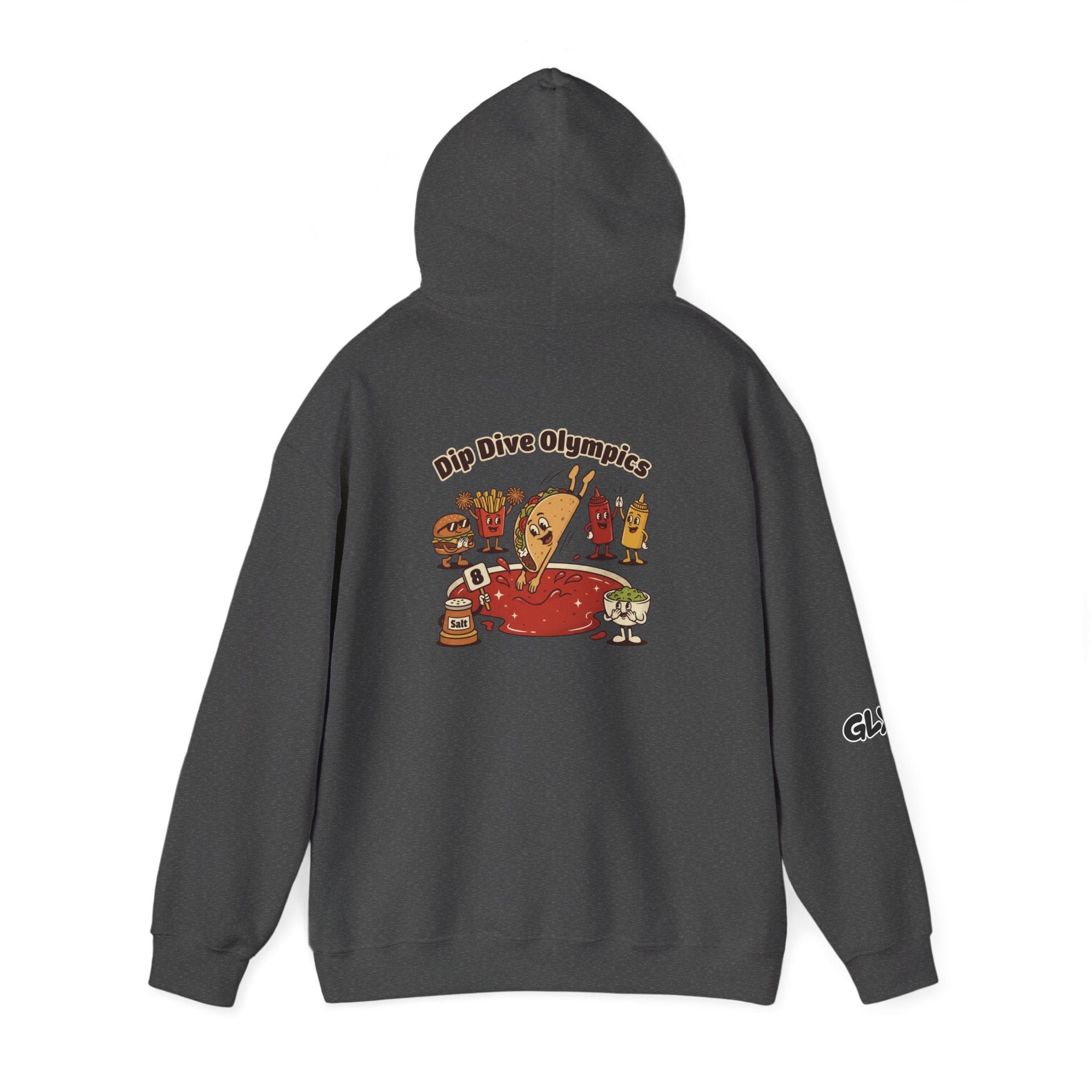 Tim The Taco | Unisex Hooded Sweatshirt | Dip Dive Olympics
