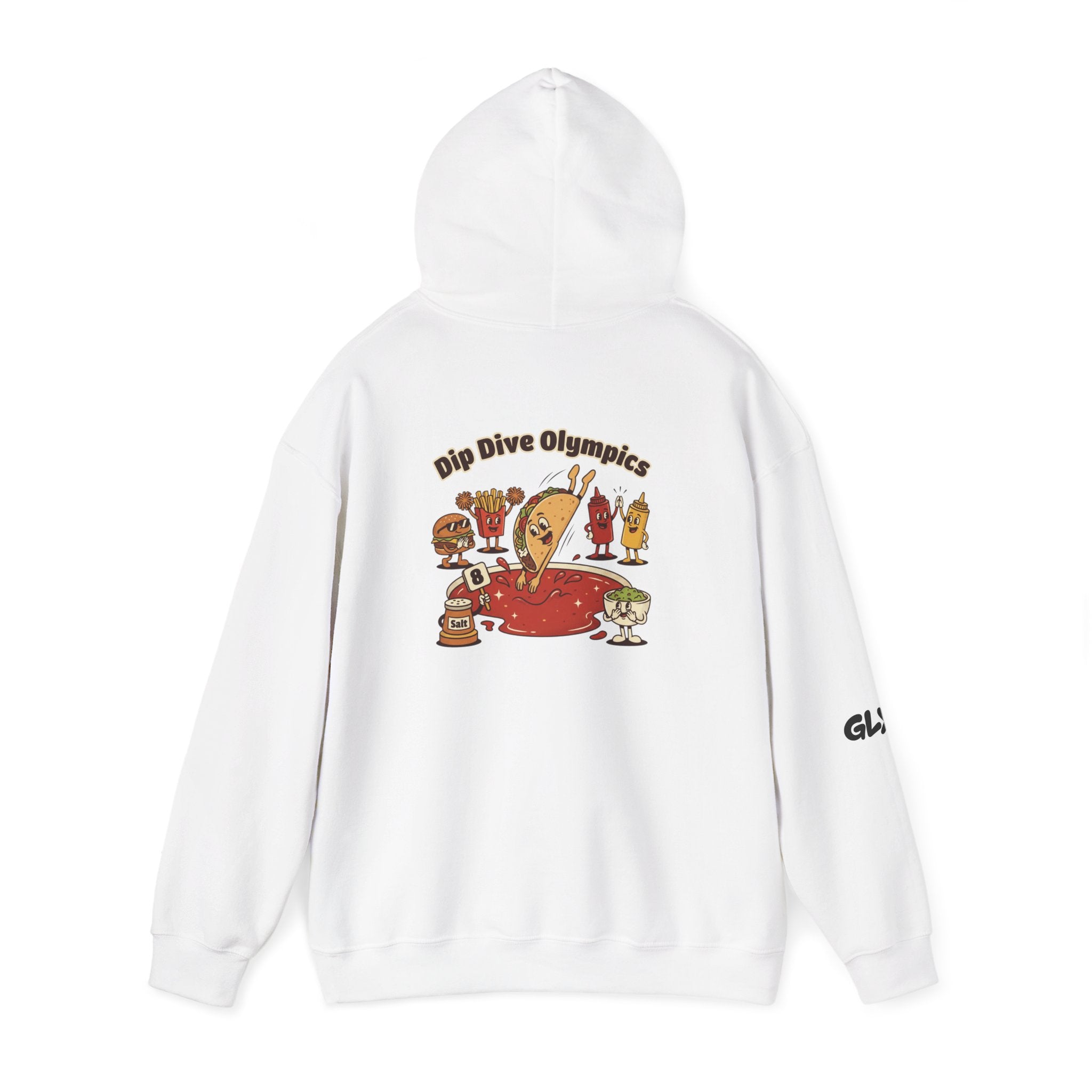 Tim The Taco | Unisex Hooded Sweatshirt | Dip Dive Olympics