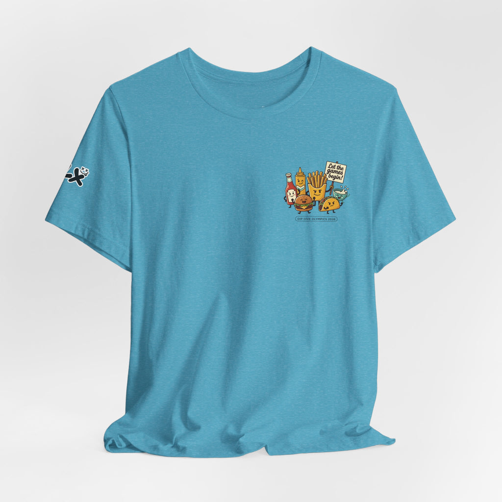 Let the dip begin | Unisex Jersey Short Sleeve Tee | Dip Dive Olympics 2026