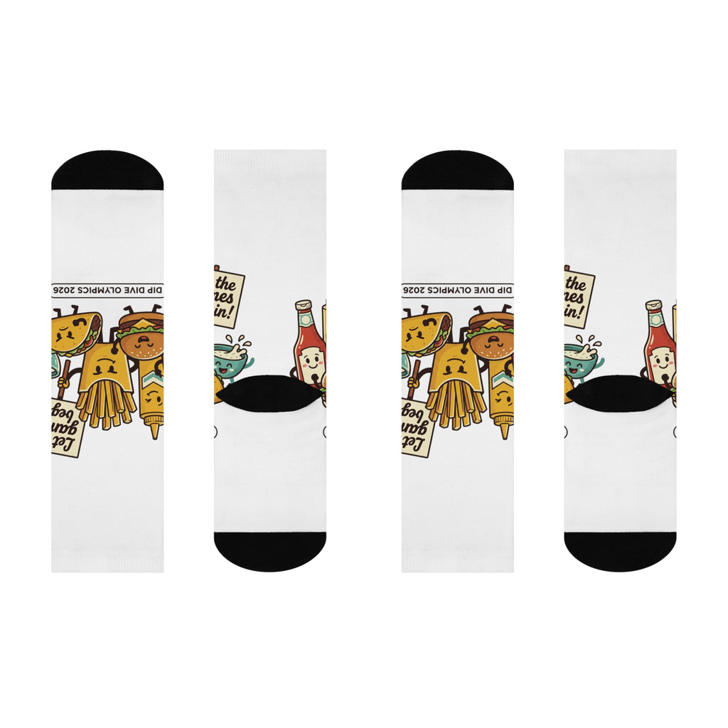 Let The Games Begin | Cushioned Crew Socks | Dip Dive Olympics 2026