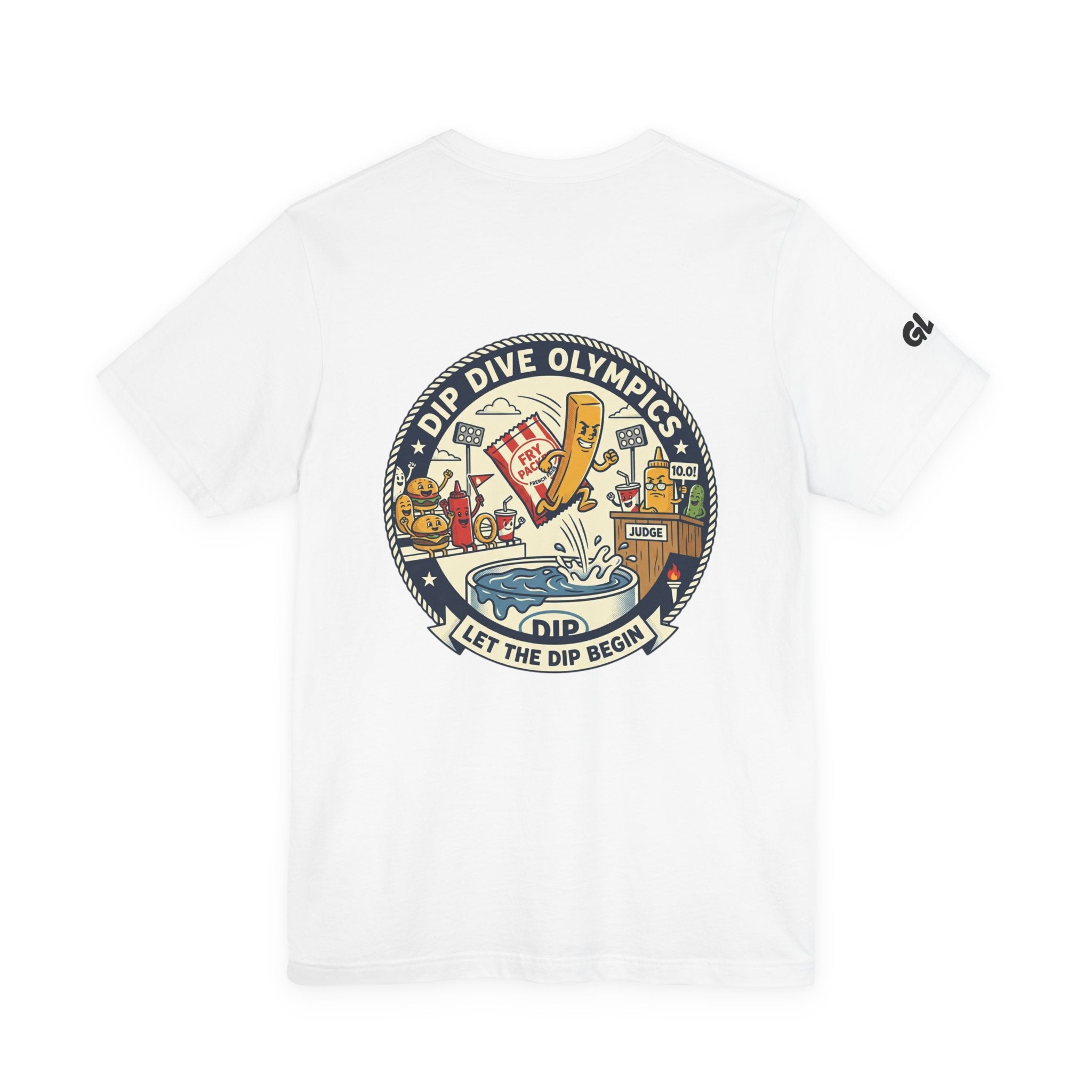 Let the dip begin | Unisex Jersey Short Sleeve Tee | Dip Dive Olympics 2026