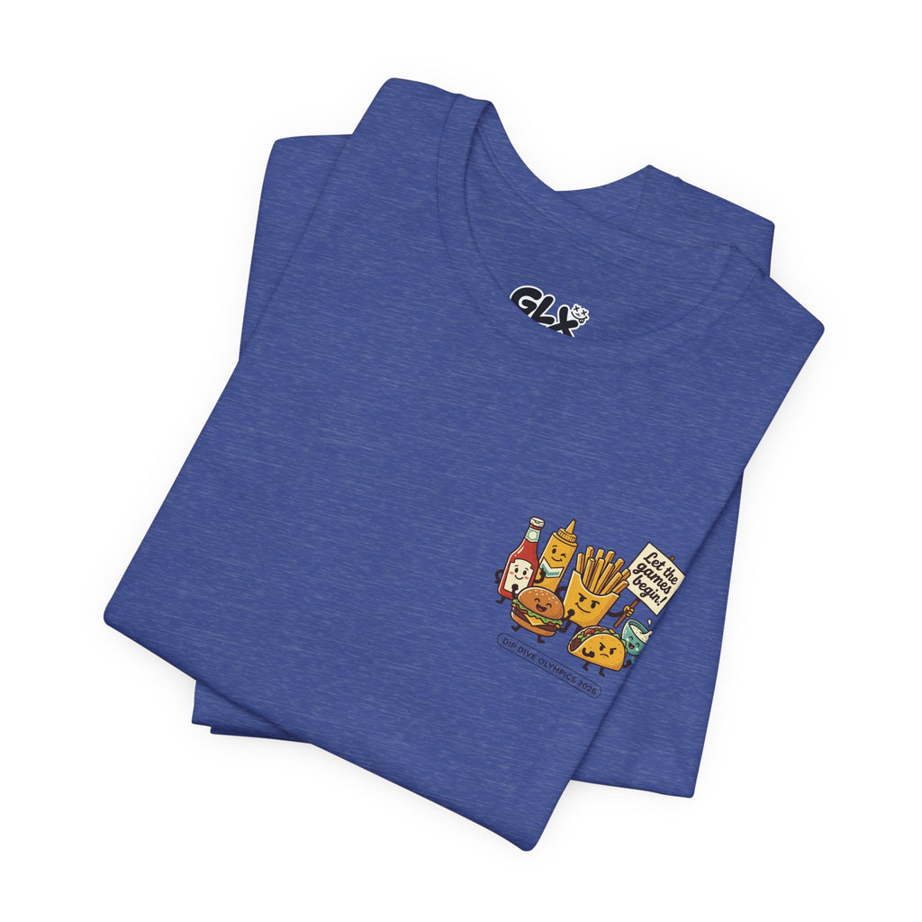 Let the dip begin | Unisex Jersey Short Sleeve Tee | Dip Dive Olympics 2026