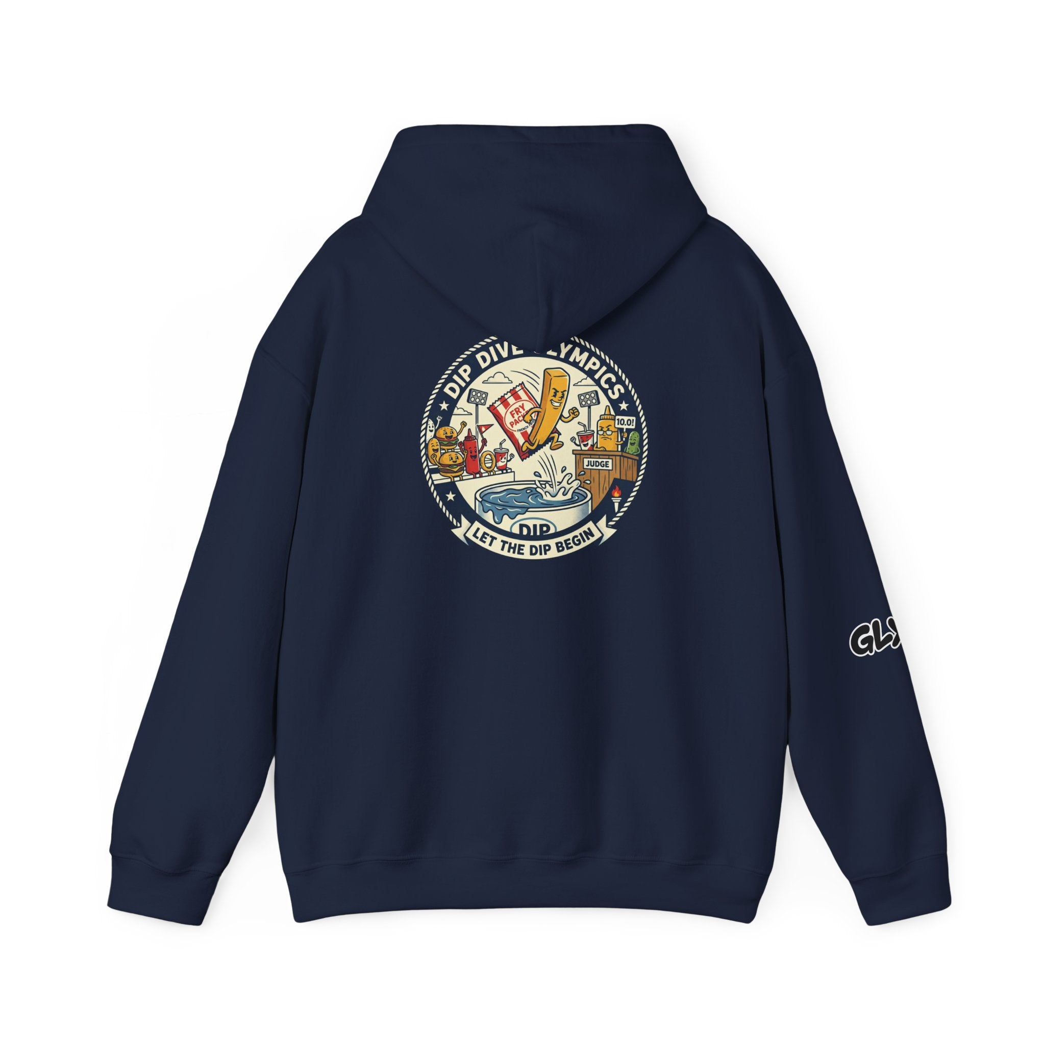 Let the dip begin | Unisex Hooded Sweatshirt | Dip Dive Olympics 2026
