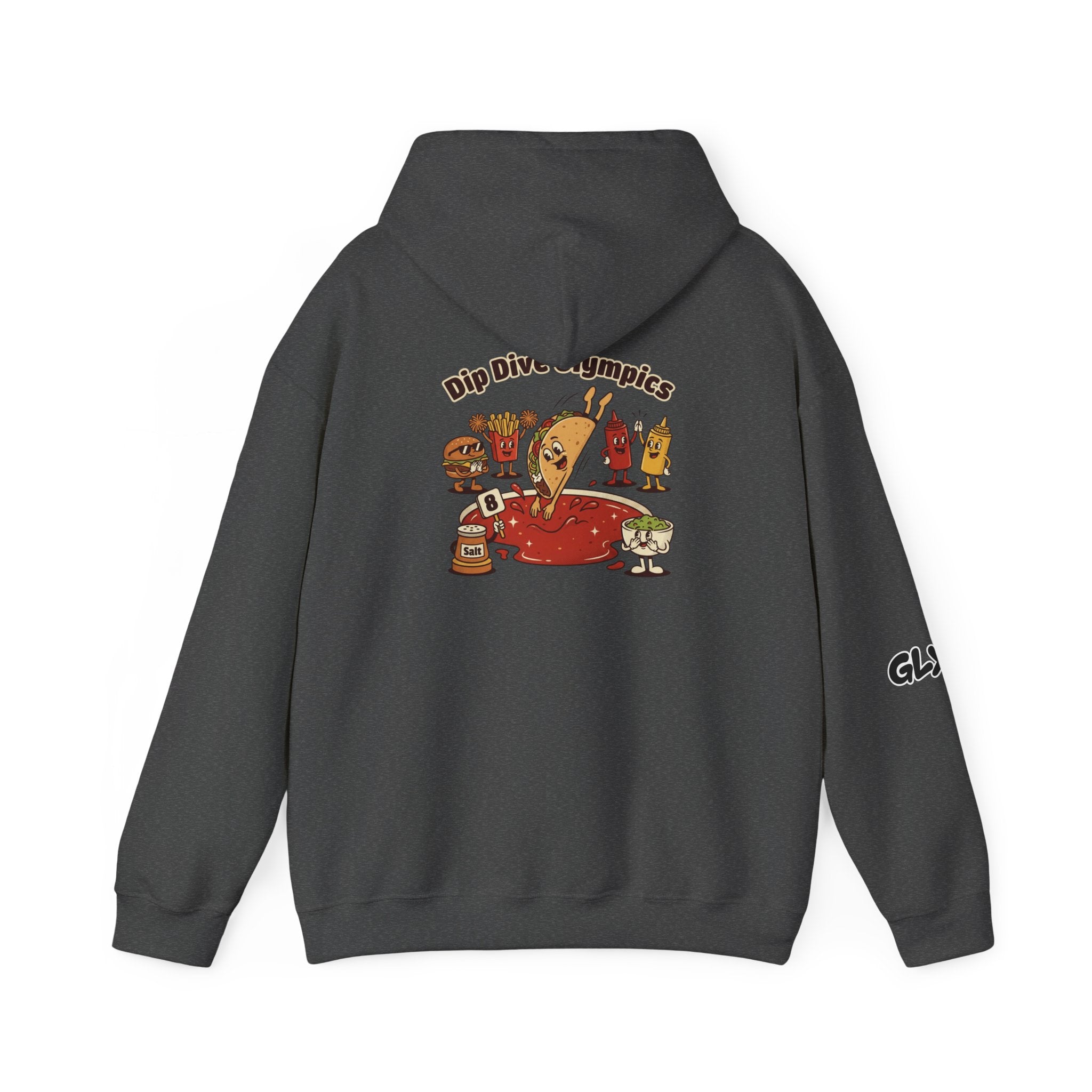 Tim The Taco | Unisex Hooded Sweatshirt | Dip Dive Olympics