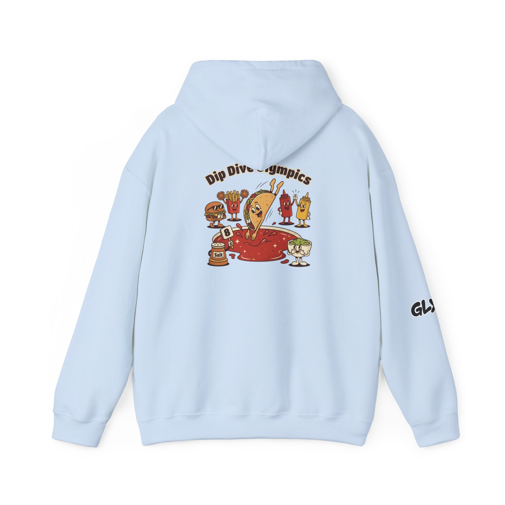 Tim The Taco | Unisex Hooded Sweatshirt | Dip Dive Olympics