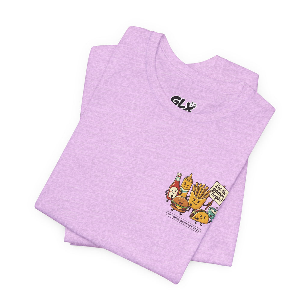Let the dip begin | Unisex Jersey Short Sleeve Tee | Dip Dive Olympics 2026