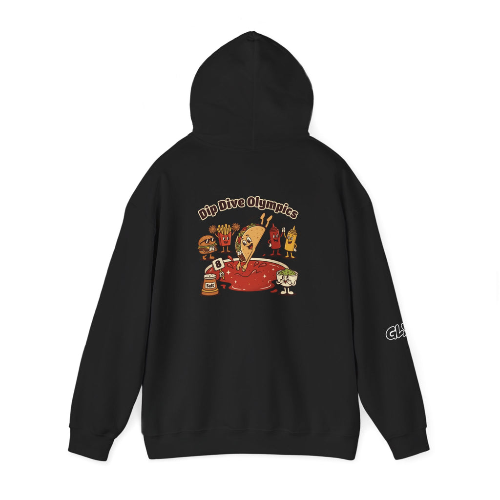 Tim The Taco | Unisex Hooded Sweatshirt | Dip Dive Olympics