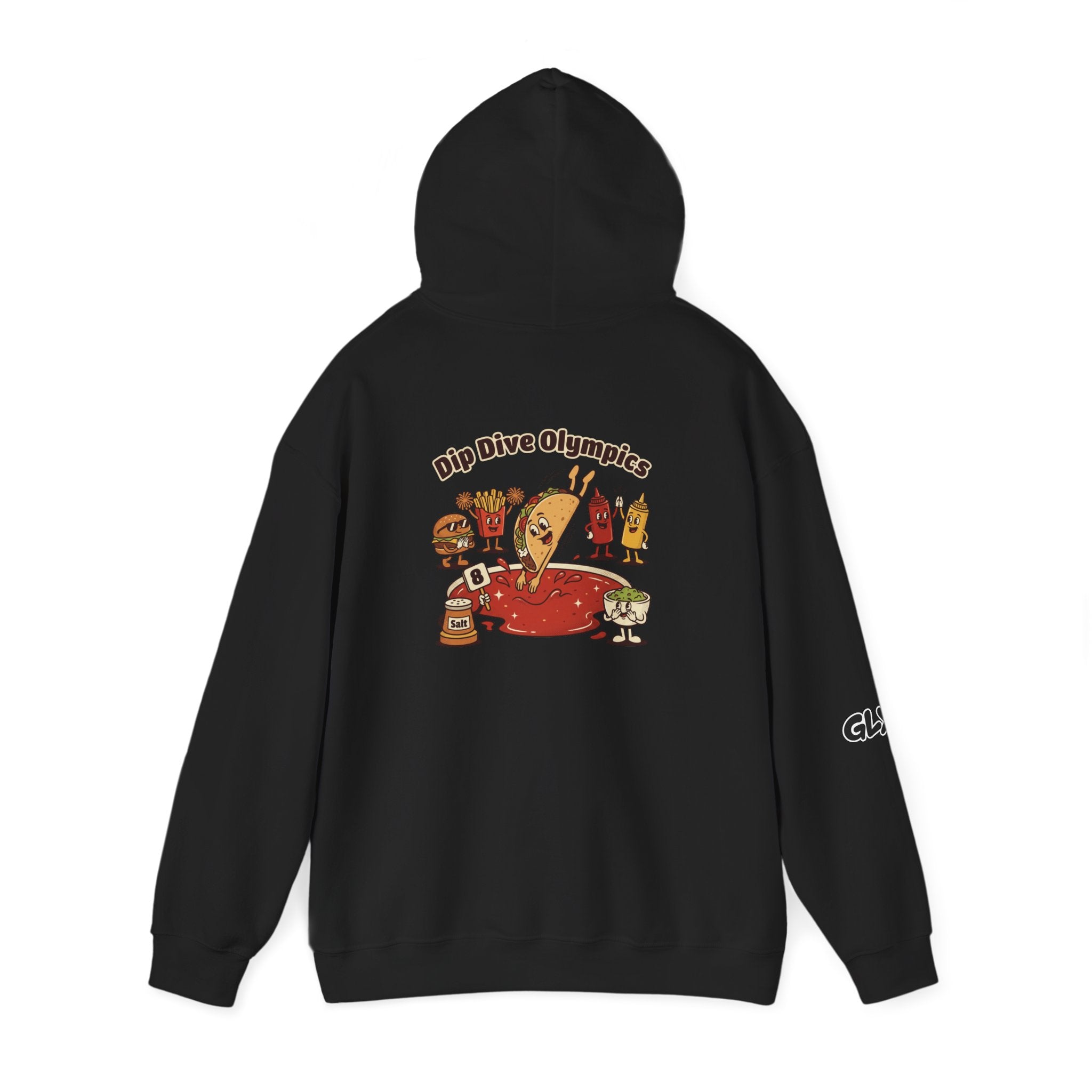Tim The Taco | Unisex Hooded Sweatshirt | Dip Dive Olympics