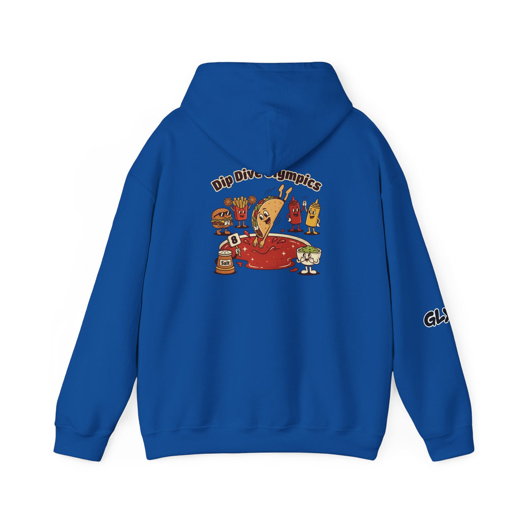 Tim The Taco | Unisex Hooded Sweatshirt | Dip Dive Olympics
