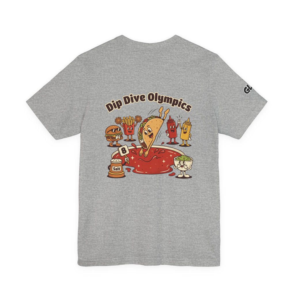 Tim The Taco | Unisex Jersey Short Sleeve Tee | Dip Dive Olympics