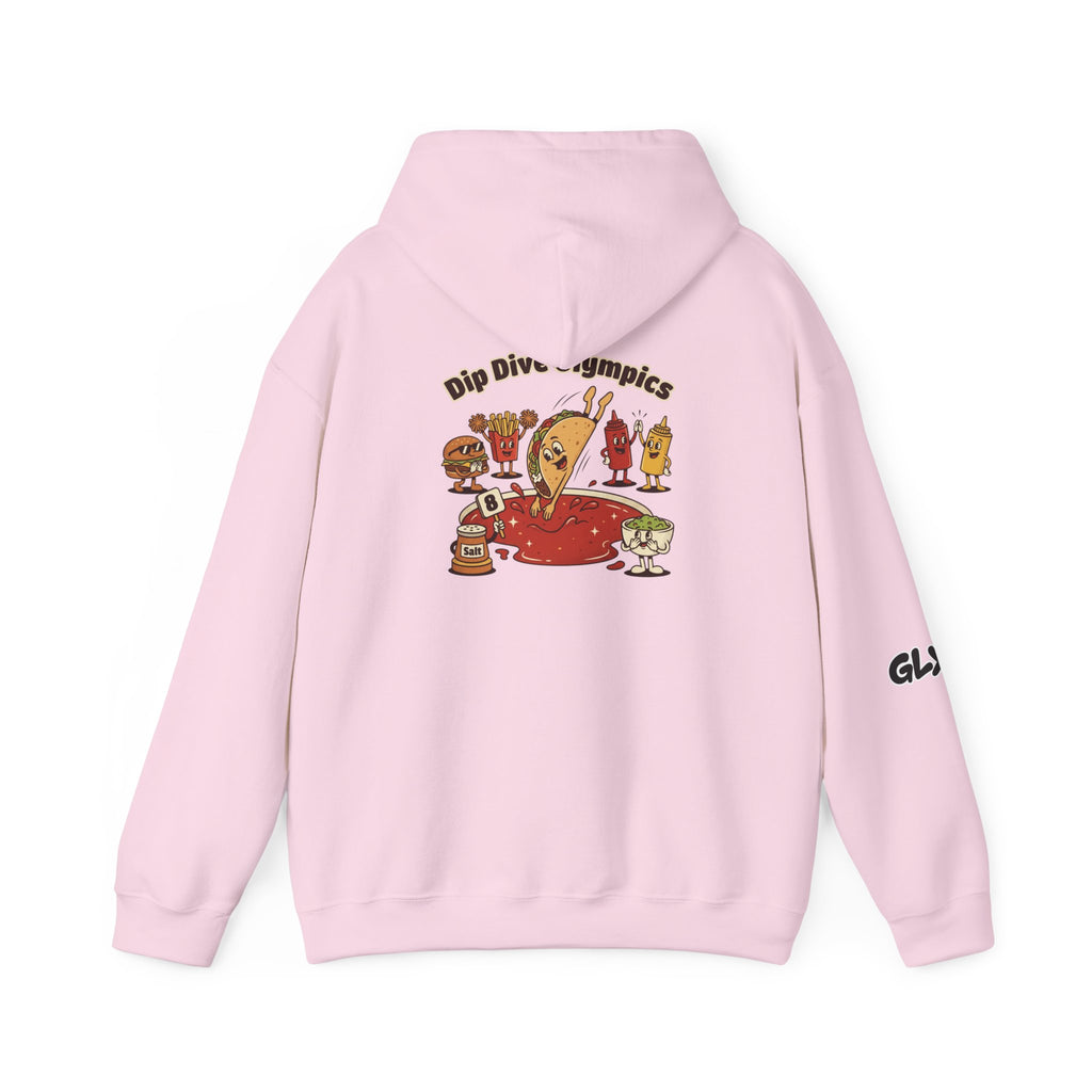 Tim The Taco | Unisex Hooded Sweatshirt | Dip Dive Olympics