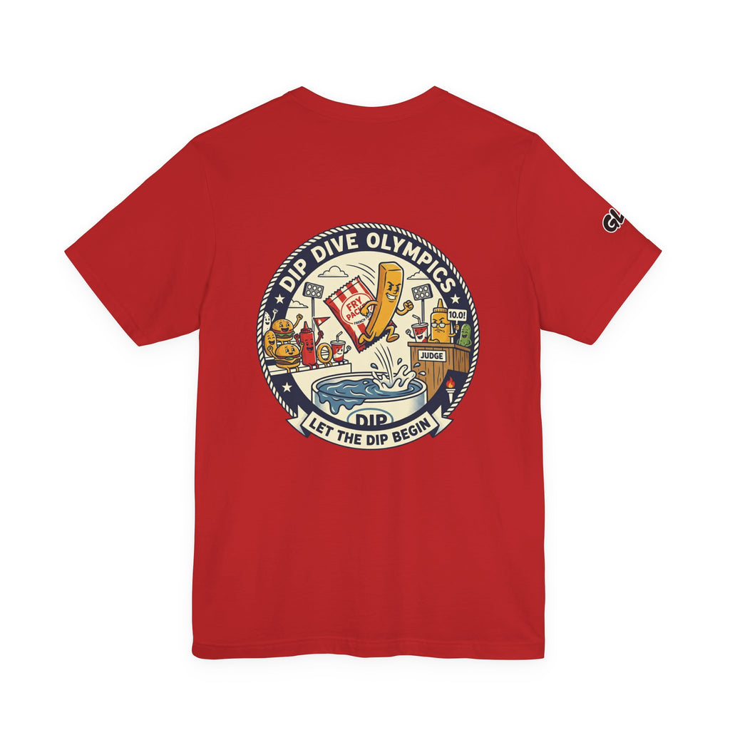 Let the dip begin | Unisex Jersey Short Sleeve Tee | Dip Dive Olympics 2026