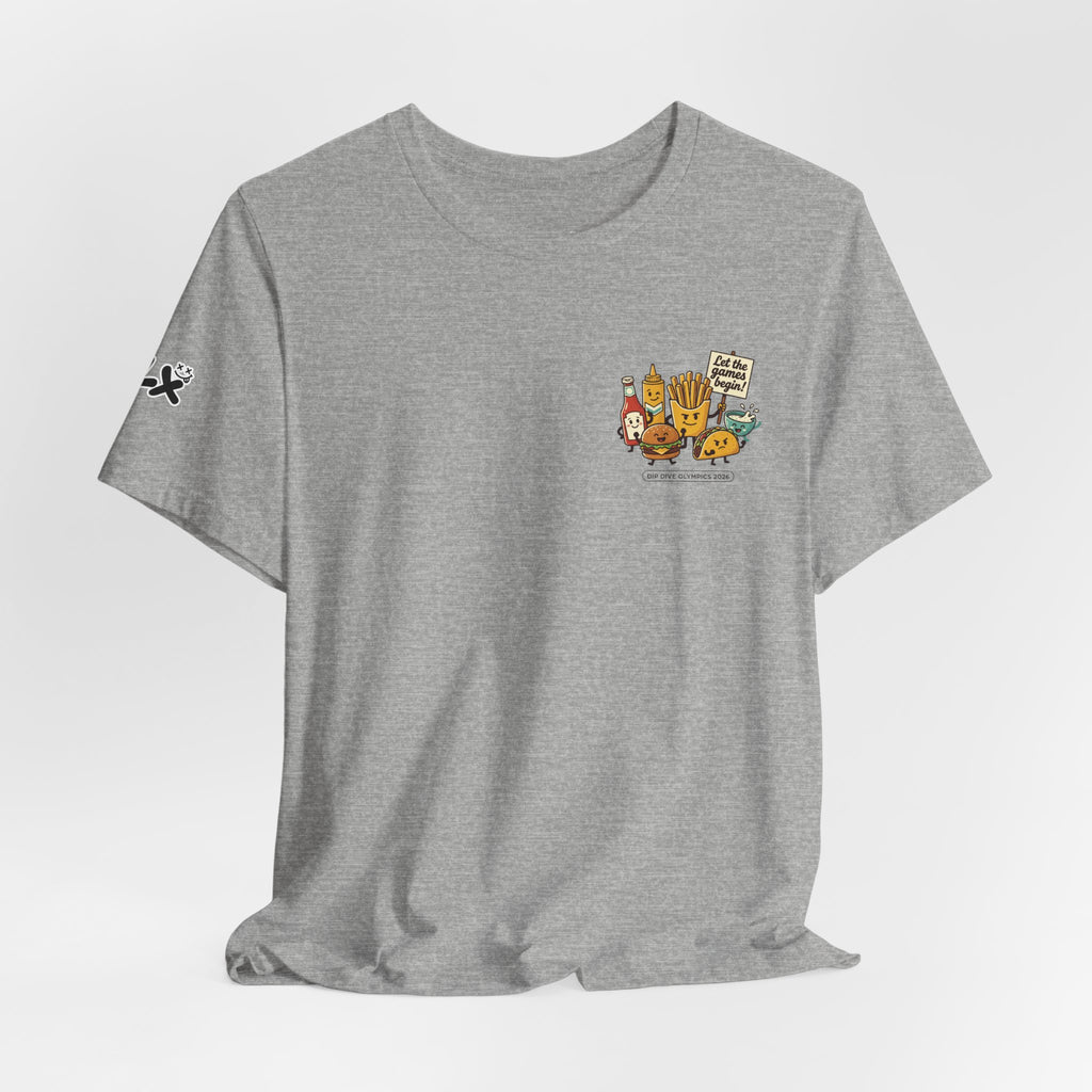 Let the dip begin | Unisex Jersey Short Sleeve Tee | Dip Dive Olympics 2026