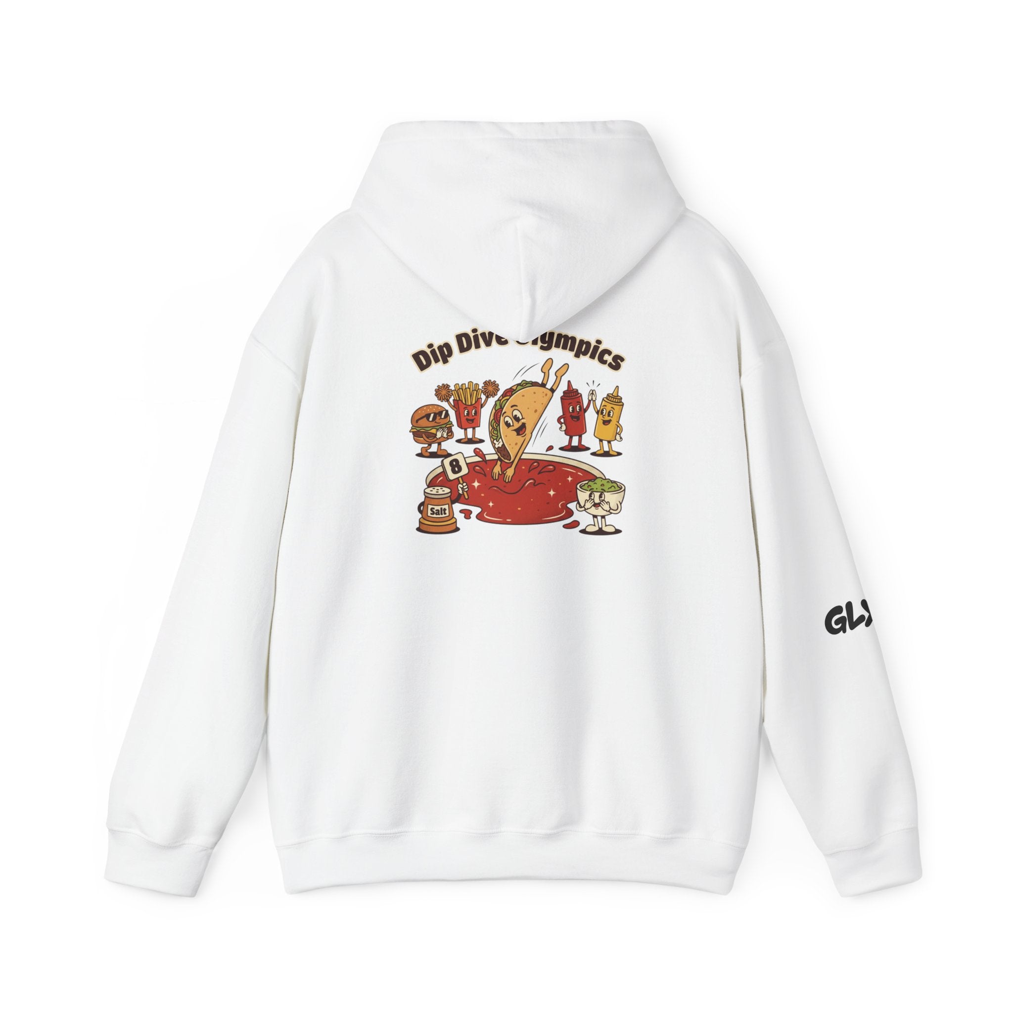 Tim The Taco | Unisex Hooded Sweatshirt | Dip Dive Olympics